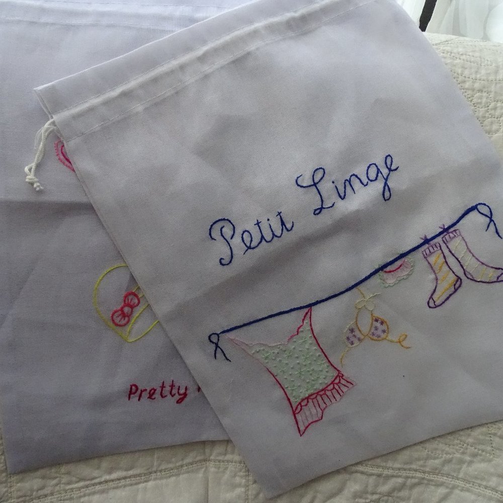 Pair Of Lingerie Travel Bags